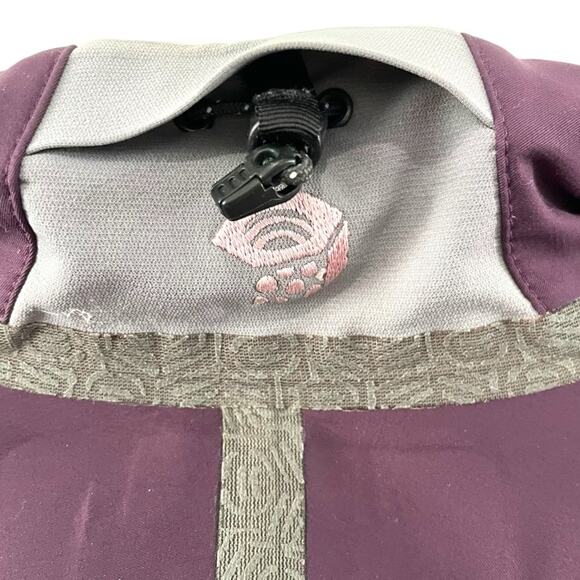 Mountain Hardwear Windstopper Softshell Jacket | Purple Grey Size Small - Picture 7 of 10